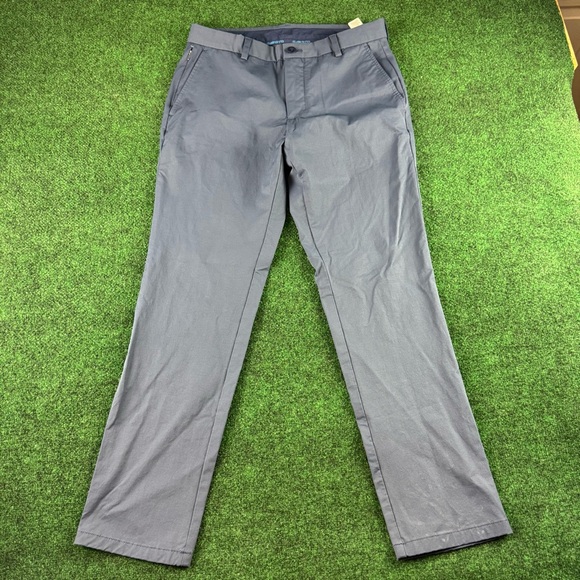 Vineyard Vines On The Go Pants Men Sz 31x30 Blue Golf Performance Chino - Picture 2 of 6